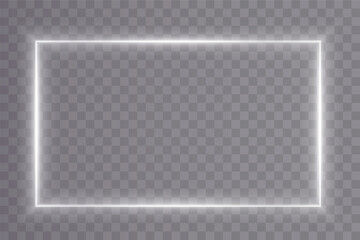 Collection of futuristic hud light white frame. HUD PNG. Technological background. Light glass white frames square, oval, rectangle, circle. HUD PNG. © Виктория Проскурина