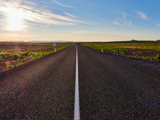 Fototapeta premium Carreteras de Islandia