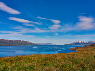 Paisajes llegando a Húsavík Islandia