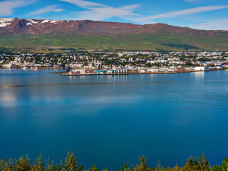 Paisajes llegando a Húsavík Islandia