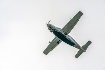 In Pisco, Peru, visitors can get a bird's eye view of the entire nature reserve in one of these small propeller tour planes (Cessna 208b). © William Huang