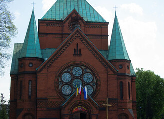 Obraz premium A beautiful church. Background. Texture.