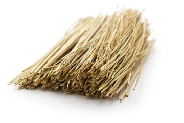 rice straw, fuel for cooking light grill bonito