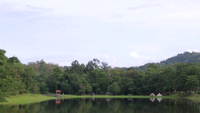 Khao Ruak Reservoir at Namtok Samlan National Park in Saraburi