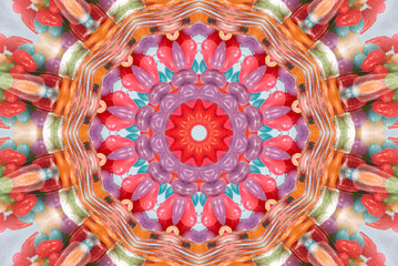 Mandala artwork - Colorful pattern background