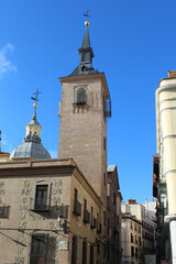 Fototapeta premium Church of Saint Genesius (San Ginés), one of the city's oldest, rebuilt in 1645.