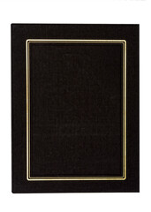 Fototapeta premium Old cardboard picture frame on white background