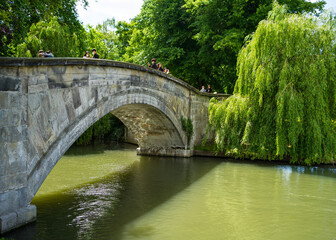 Fototapeta na wymiar The River Cam in Cambridge, England