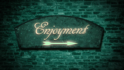 Street Sign to Enjoyment