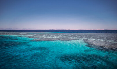 Dramatic view at Dahab coast Sinai, Egypt 