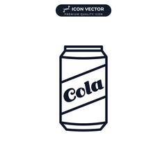 soft drink icon symbol template for graphic and web design collection logo vector illustration