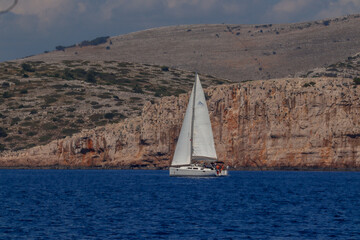 sailboat on the sea