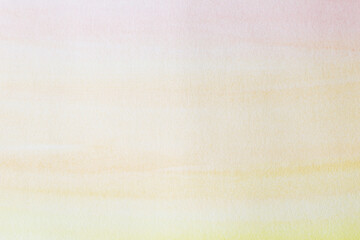 hand painted pastel yellow, pink and orange aquarelle background