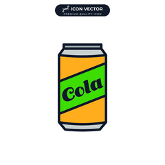 soft drink icon symbol template for graphic and web design collection logo vector illustration