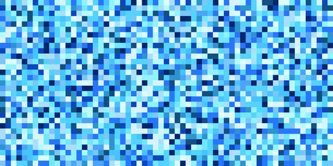 Blue Geometric grid background Modern technology abstract vector texture with squares