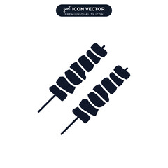 skewer icon symbol template for graphic and web design collection logo vector illustration