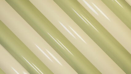 Obraz premium 3d Rendering. Cream nude organic smooth beige color plastic, abstract wave background, elegant textile macro soft texture banner