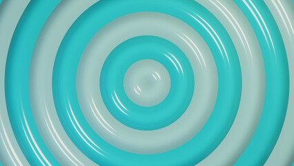 3d Rendering. Cream nude organic smooth beige color plastic, abstract wave background, elegant textile macro soft texture banner