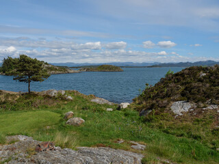 Landschaft bie Stavanger in Norwegen