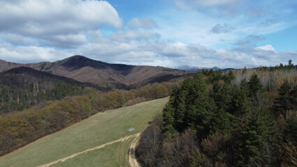 view of the mountains