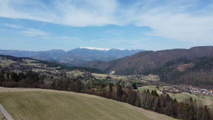 view from the top of the mountain