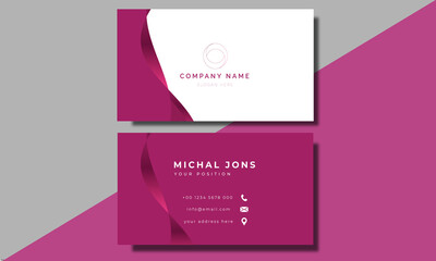 Elegant Simple Business Card Design Template