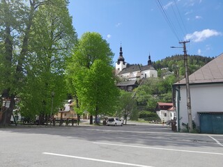Naklejka premium view of the city