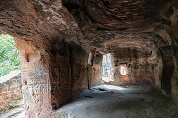 Wohnhöhle in der Felsenburg Blumenstein aus dem 13. Jh.