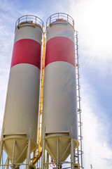 typical silo container for concrete