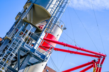 typical silo container for concrete