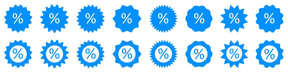 Set of special offer sale sticker. Labels or badges, sale, discount, tags. Vector.