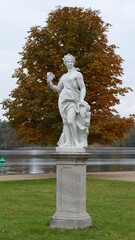 Obraz premium Skulptur Baum Wasser