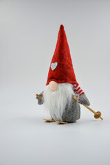 small Christmas dwarf with a hat