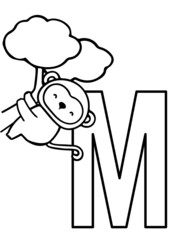 abc alphabet illustration with animals 