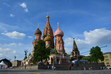 Fototapeta na wymiar days in Moscow and outside