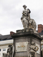 Obraz premium Brussels, May 2019: Visit to the beautiful city of Brussels, capital of Belgium 