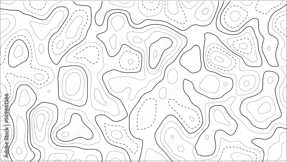 Poster the stylized height of the topographic contour in lines and contours. the concept of a conditional g