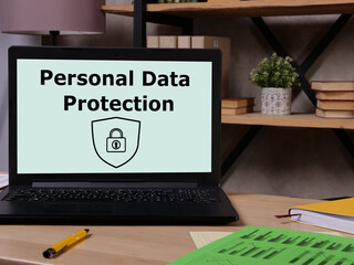 Personal Data Protection is shown using the text