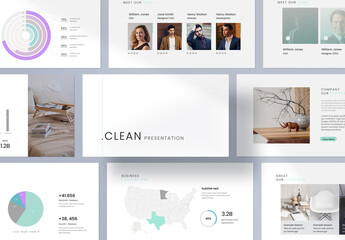 Clean Minimal Presentation Layout