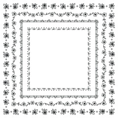 Hand drawn Vector Decorative Frames