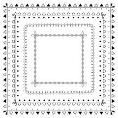 Hand drawn Vector Decorative Frames