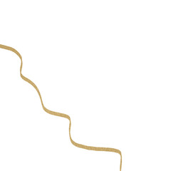 Gold Design Elements on Transparent Background