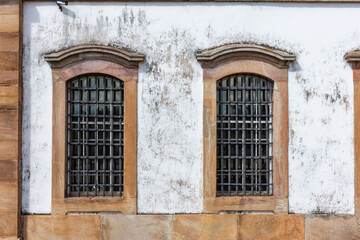 Fototapeta na wymiar 2022_04_28 Janela do presídio da cidade histórica de Ouro Preto