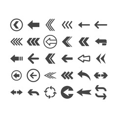 Arrow set collection. Arrows vector set icons.