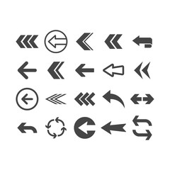 Arrow set collection. Arrows vector set icons.