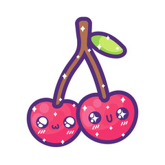 cherry kawaii fruit