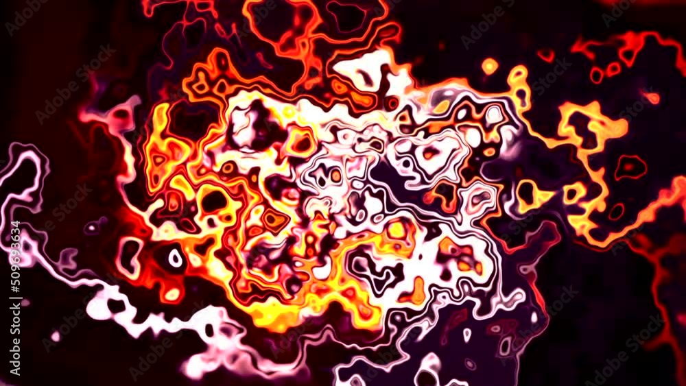 Poster unknown transforming liquid texture rotating and spreading. motion. colorful whirl with abstract ran