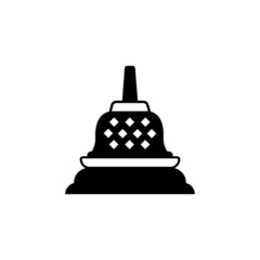 Borobudur temple icon logo vector design