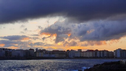 Naklejka premium A Coruña, Galicia