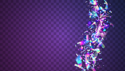 Carnival Glare. Shiny Abstract Gradient. Fiesta Art. Glitch Tinsel. Iridescent Sparkles. Blur Design. Purple Laser Background. Holiday Foil. Pink Carnival Glare